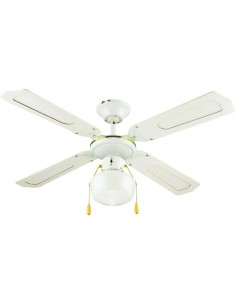 VENTILATORE A SOFFITTO 4 PALE CON LUCE CM.106