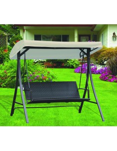 DONDOLO 3 POSTI IN POLYRATTAN MOD. TERRACINA 2