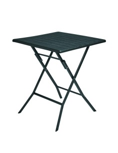 TAVOLO PIEGHEVOLE IN HDPE - ACCIAIO NERO