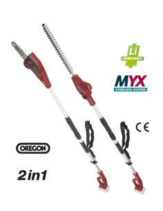 POTATORE + TAGLIASIEPI (2IN1) A BATTERIA CGTP20L MYX 2