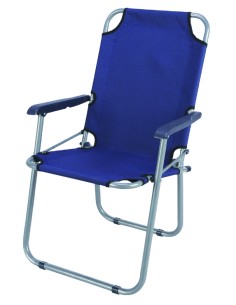 SEDIA PIEGHEVOLE IN ACCIAO CON BRACCIOLI