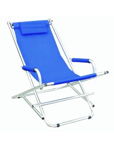 SDRAIO CON BRACCIOLI E POGGIATESTA BLU