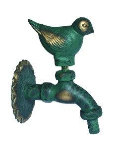 RUBINETTO OTTONE CON LEVA MOD.UCCELLO