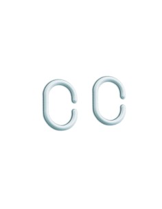 GANCI IN PLASTICA PER TENDA DOCCIA