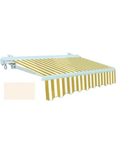 TENDA DA SOLE ESTENSIBILE CASSONATA ECRU'