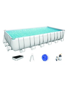 PISCINA RETTANGOLARE MAXI BESTWAY- 56475 - CM.732X366XH.132 2