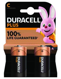 PILE DURACELL PLUS 1/2 TORCIA "C" 1,5V