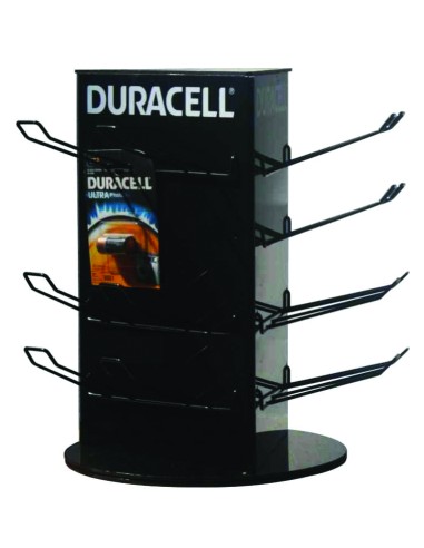 ESPOSITORE DA BANCO 12 GANCI PILE DURACELL