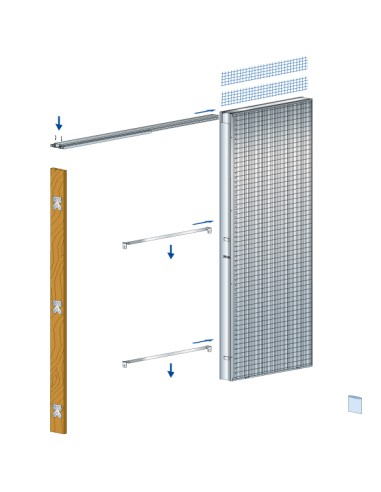 CONTROTELAIO PORTE SCORREVOLI PER INTONACO