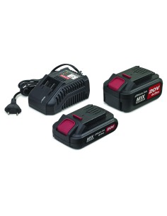 BATTERIE KIT AL LITIO CON CARICABATTERIE CKT 2042 MYX