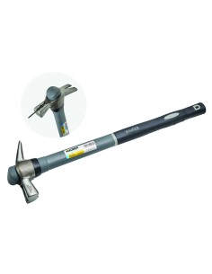 MARTELLO PER CARPENTIERE MANICO IN FIBRA CON CALAMITA...