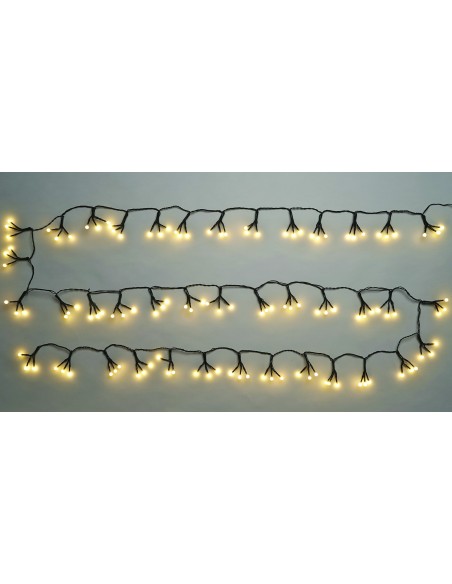 LUCI NATALE CATENA 120 LED A SFERA 1 CM