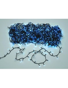 LUCI NATALE CATENA 1000 LUCI LED IP44- BLU GHIACCIO