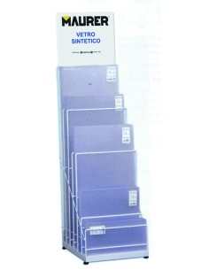 ESPOSITORE PER VETRO SINTETICO PRETAGLIATO