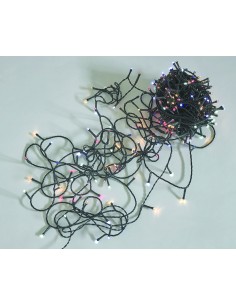 LUCI NATALE 300 LED A BATTERIA MULTICOLOR IP44
