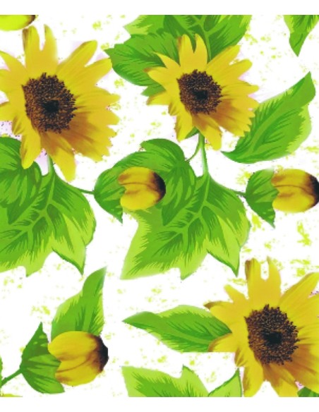TOVAGLIATO PVC TRASPARENTE MOD. GIRASOLI