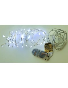 LUCI DI NATALE DECORATIVE 40 MICRO LED A BATTERIA