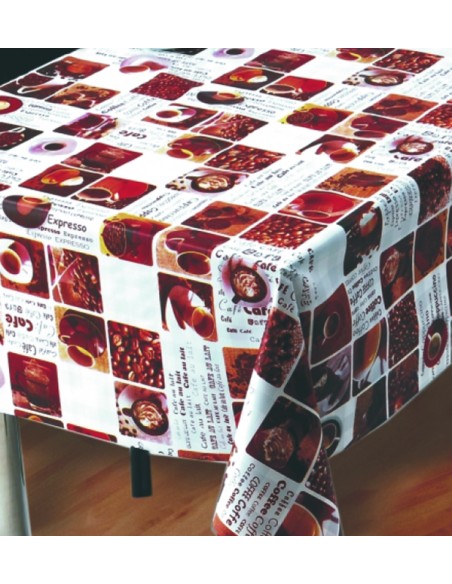 TOVAGLIATO PVC FELPATO MOD. CAFFE'
