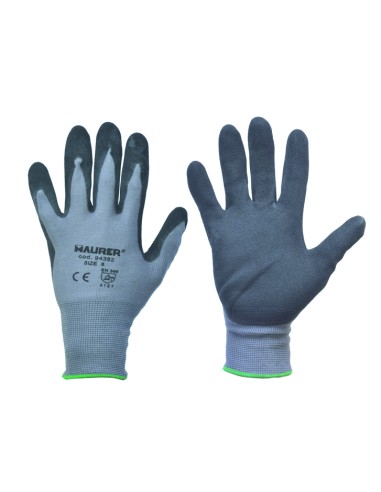 GUANTI IN NITRILE DORSO NYLON NITROFIT