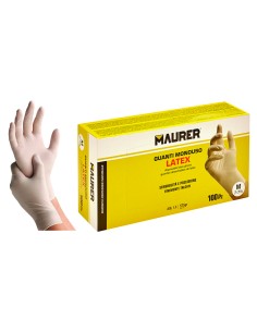 GUANTI LATTICE AMBIDESTRI - MONOUSO LATEX