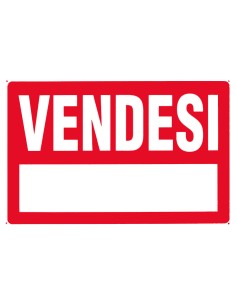 CARTELLO SEGNALETICO "VENDESI"