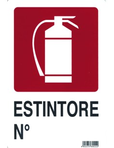 CARTELLO SEGNALETICO "ESTINTORE"