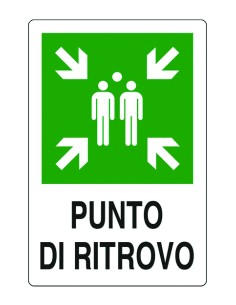 CARTELLO SEGNALETICO "PUNTO DI RITROVO"