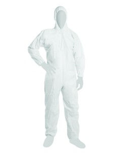 TUTA DA LAVORO TNT CON CAPPUCCIO