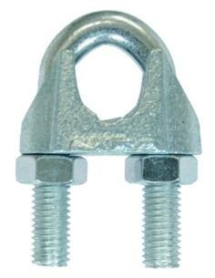 MORSETTO A CAVALLOTTO PER FUNE DIN 741