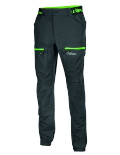 PANTALONE "HORIZON" GRIGIO/VERDE