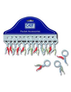 PORTACHIAVI "CORNO PORTAFORTUNA"