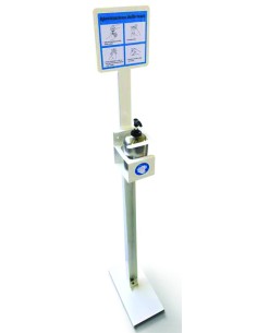 PIANTANA CON PORTA DISPENSER IN METALLO