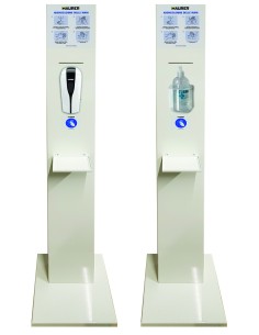 PORTA DISPENSER A PIANTANA IN METALLO DOPPIO USO