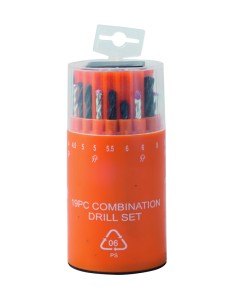 SELECTOR 19 PEZZI PUNTE HSS + WIDIA