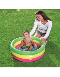 PISCINA GONFIABILE TONDA SET PLAY BESTWAY- 51128