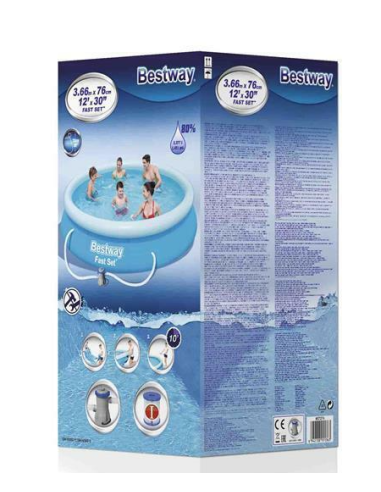 PISCINA TONDA BESTWAY 57274 - CM.366XH. 76