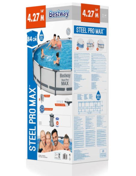 PISCINA TONDA BESTWAY 56595 - CM. 427XH. 84