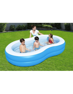 PISCINA OVALE BESTWAY- 54117 - CM.262X157XH. 46