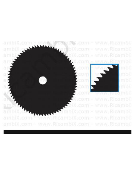 DISCO 80 DENTI PER DECESPUGLIATORE
