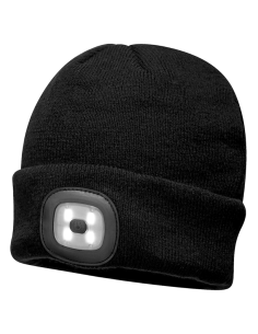 CAPPELLO CON LUCE LED FRONTALE 60 LUMEN