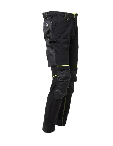 PANTALONE ATOM NERO/GIALLO
