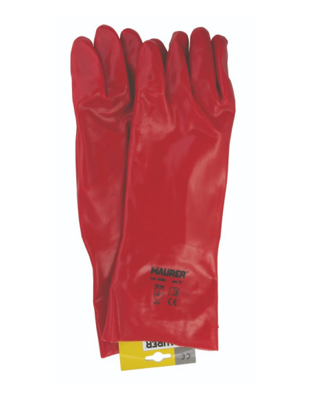 GUANTI PVC ROSSO - CONF.12PAIA