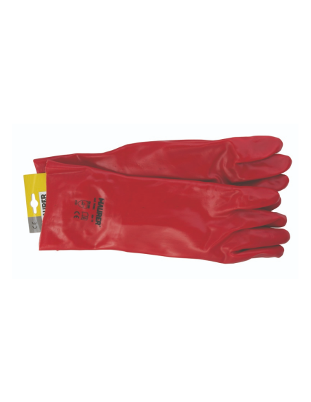 GUANTI PVC ROSSO - CONF.12PAIA