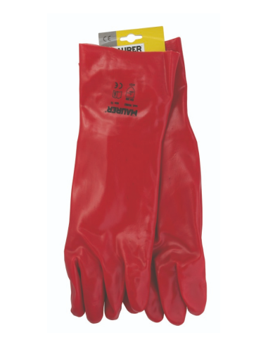 GUANTI PVC ROSSO - CONF.12PAIA