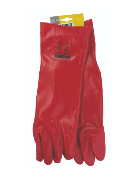 GUANTI PVC ROSSO - CONF.12PAIA