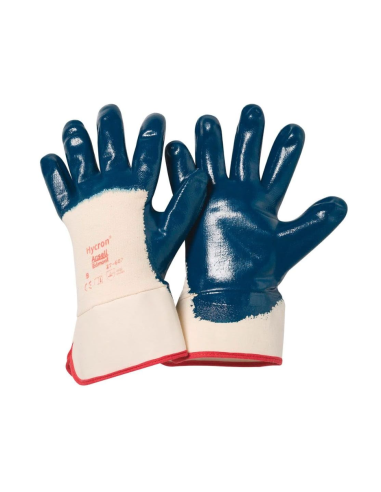 GUANTI IN NITRILE "HYCRON" CON MANICHETTA -...