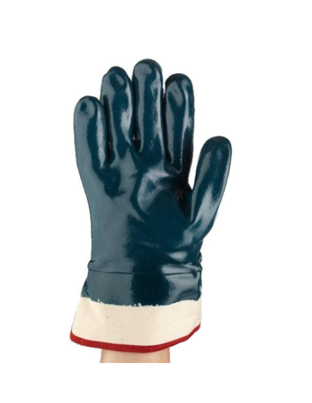 GUANTI IN NITRILE "HYCRON" CON MANICHETTA - CONF.12PAIA
