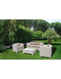 SET DA GIARDINO IN POLYRATTAN MOD. MARATEA 2