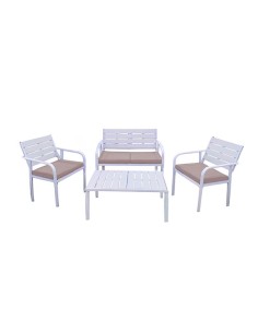 SET DA GIARDINO IN ACCIAIO MOD. AULITE 2