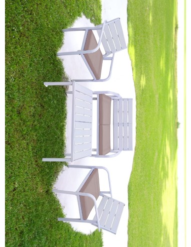 SET DA GIARDINO IN ACCIAIO MOD. AULITE